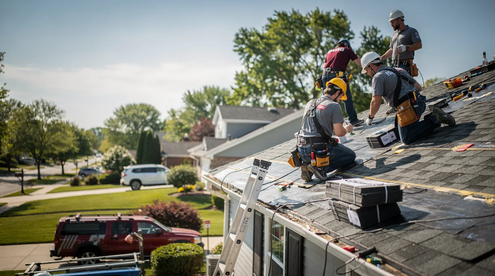 Roof Repair in Reeseville, WI around you